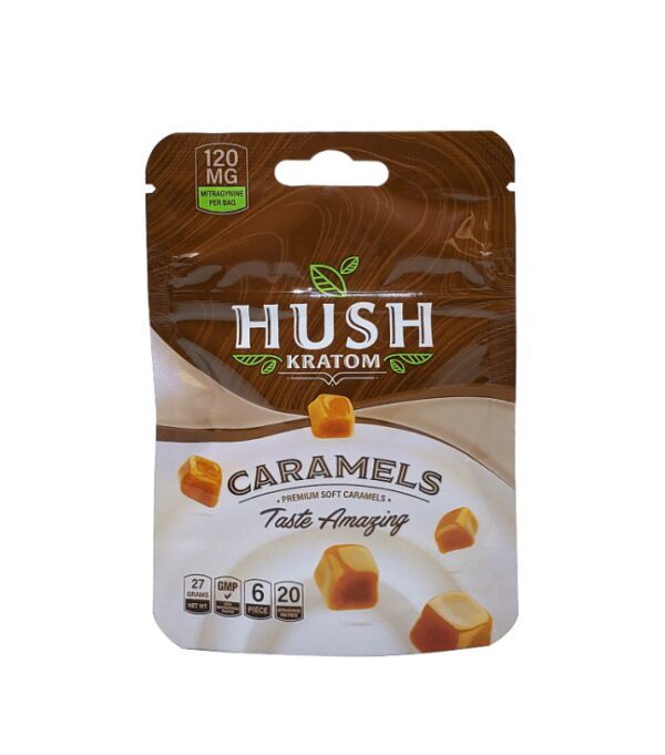 Hush Kratom Gummies Caramel
